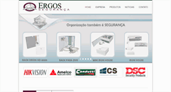 Desktop Screenshot of ergosseguranca.com.br